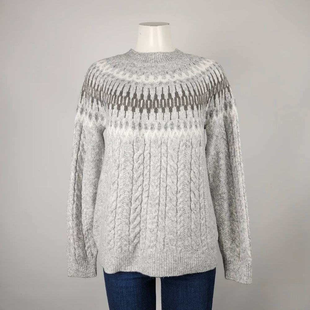 WindRiver Women's Heritage Fair Isle Crewneck Sweater